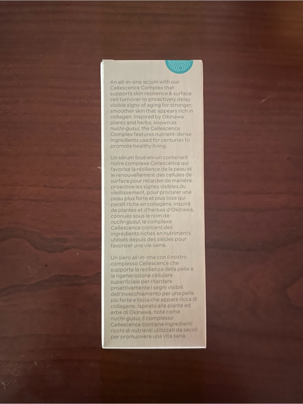 Tatcha The Longevity Serum- Cream & Teal Accents - Picture 3 of 5